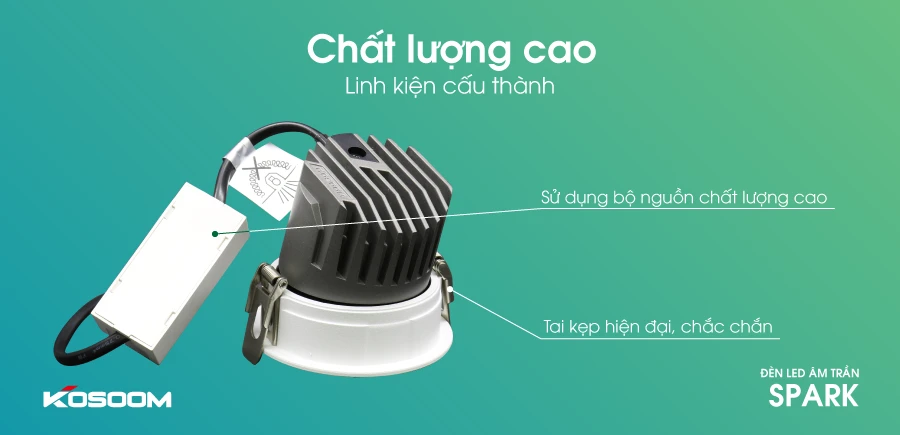 Đèn LED âm trần Spark 3