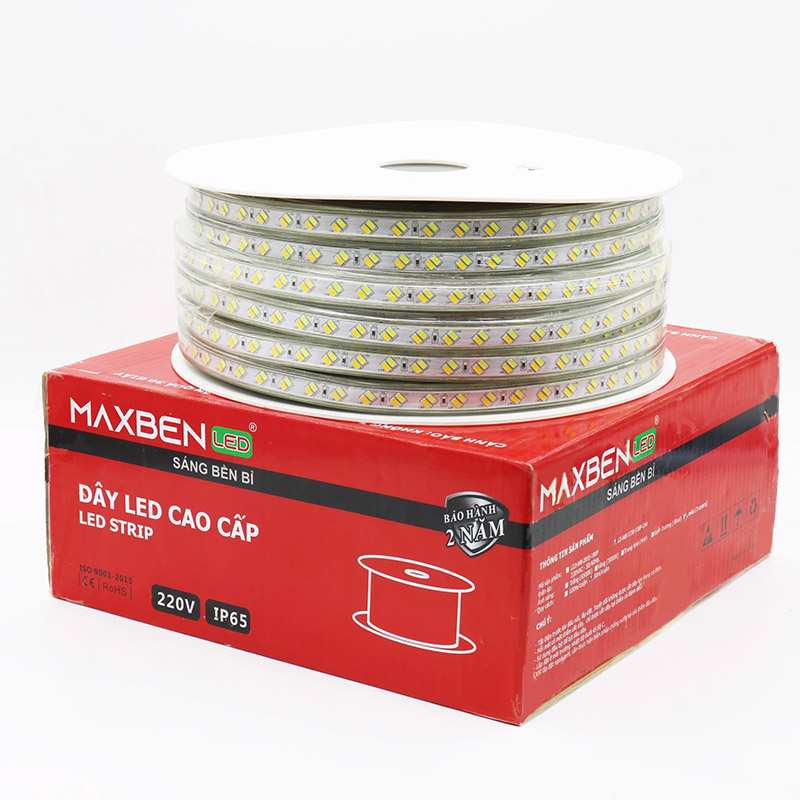 Đèn Led dây chip 5730 3 màu 3 chế độ Maxben