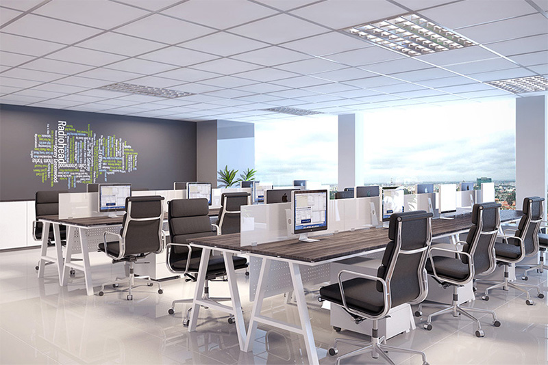 Nên tận dụng nguồn ánh sáng tự nhiên cho phòng làm việc